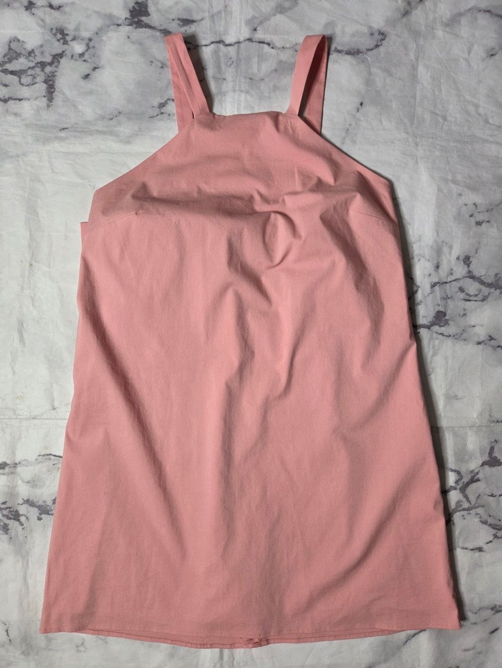 Express Pink Halter Sleeveless Bow Back Mini Dress
